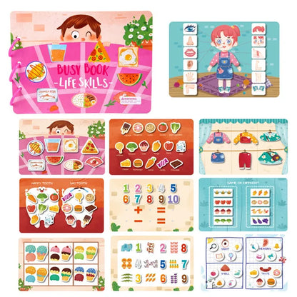 Carte Montessori Educationala cu Stickere