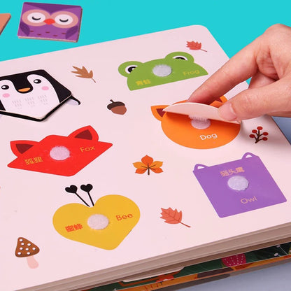 Carte Montessori Educationala cu Stickere