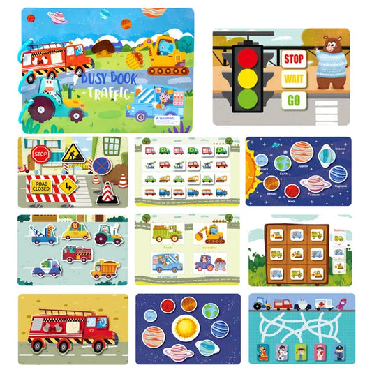 Carte Montessori Educationala cu Stickere